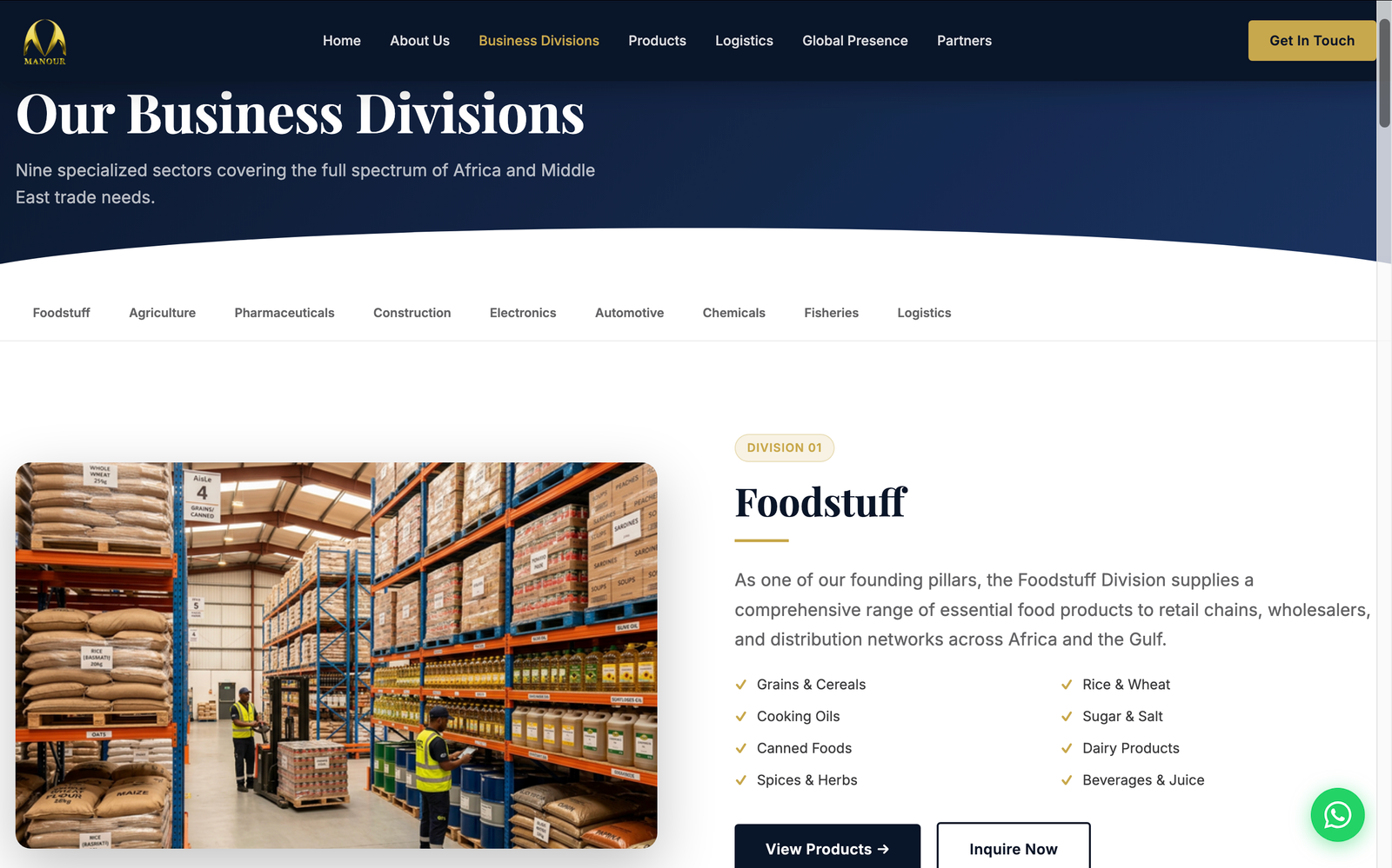 Business Divisions